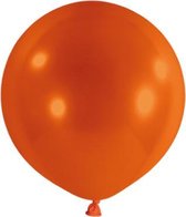 Mega ballon XXL 180cm oranje inclusief sluitclip