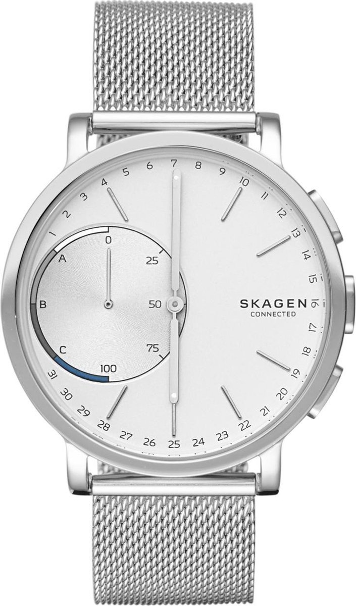 Skagen Connected Hagen Hybrid Smartwatch - Zilverkleurig | bol.com