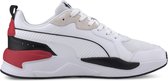 PUMA X Ray Game Sneakers - Puma White-Puma Black-High Risk Red-Gray Violet - Maat 45