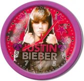 Justin Bieber Wandklok Paars - Kinder Kamer Decoratie - Wall Clock