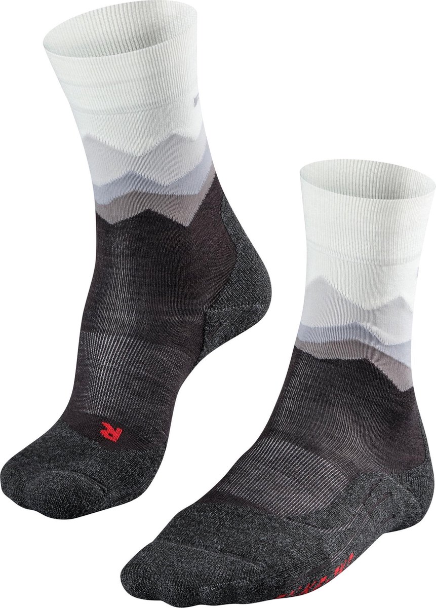 FALKE TK2 Wandelsokken anti blaren medium padding merinowol sportsokken dames Zwart