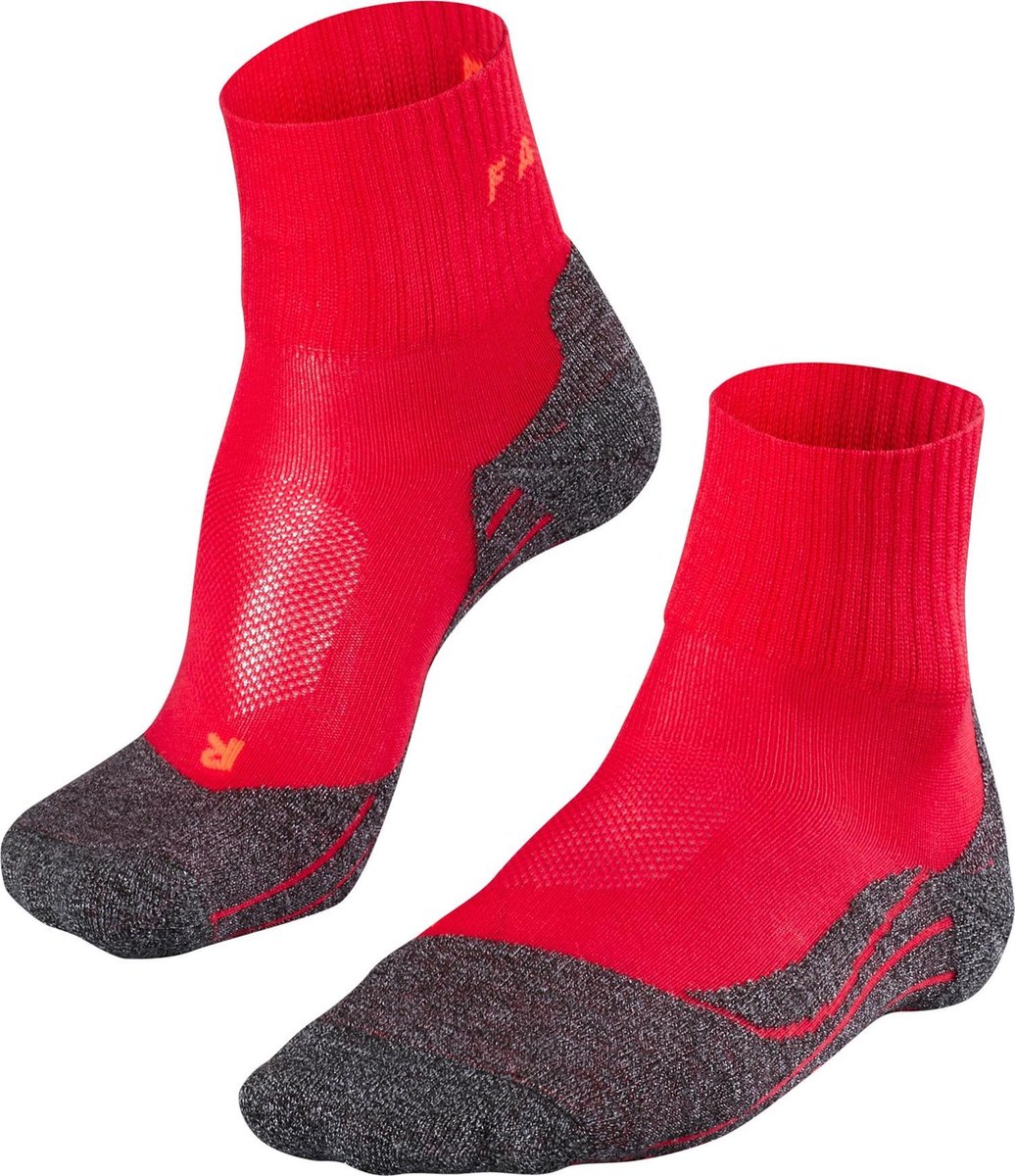 FALKE TK2 Cool Short anti-blaar dik lyocell functioneel materiaal wandelsokken dames Rood