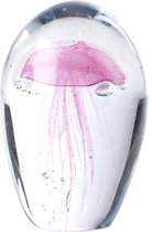 Glas geblazen kwal roze (medium)