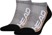 Lot de 4 chaussettes HEAD Cool Sports 791018001-235 - Gris / Noir - Unisexe - taille 35-38