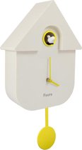 Fisura Klok - Koekoeksklok Cuckoo House - wit