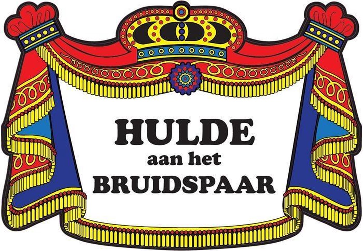 PartyXplosion - Huldeschild - Hulde aan het bruidspaar