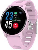 DrPhone M7 Smartwatch voor Mannen / Vrouwen -  Waterdicht IP68 - Zwemmen - Hardlopen - Berichten ontvangen - Slimme Horloge - Roze