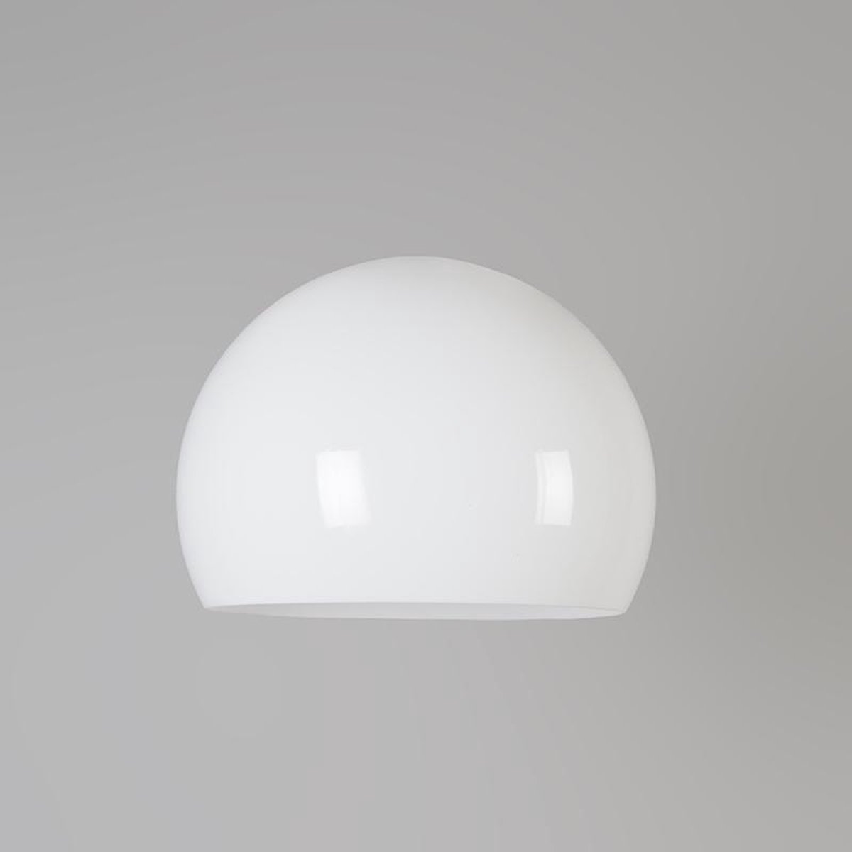 Globe Abat-jour Suspendu QAZQA Rétro Polycarbonate Abat-jour Globe 30cm blanc opale
