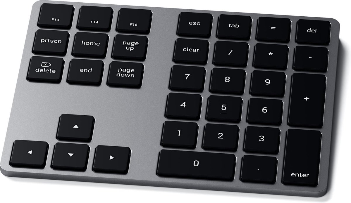 Satechi bluetooth extended keypad - Grijs thumbnail 5