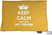 COVER BOXBED KEEP CALM 75X50 HONEY YELLOW