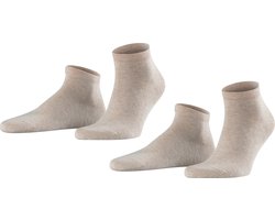 Chaussettes Sneaker FALKE Happy pour homme - Lot de 2 - Mélange sable - Taille 47-50