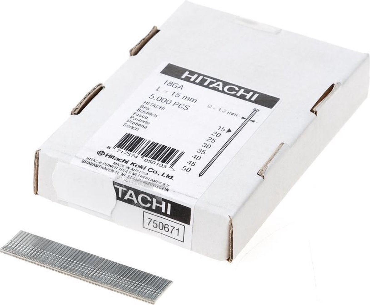 HiKOKI 750671 Minibrads - 1,2 x 15mm (5000st)