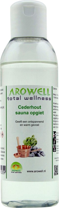 Arowell - Cederhout sauna opgiet saunageur opgietconcentraat - 100 ml