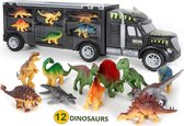 Dinosaurus Truck met 12 dino's - jongens & meisjes