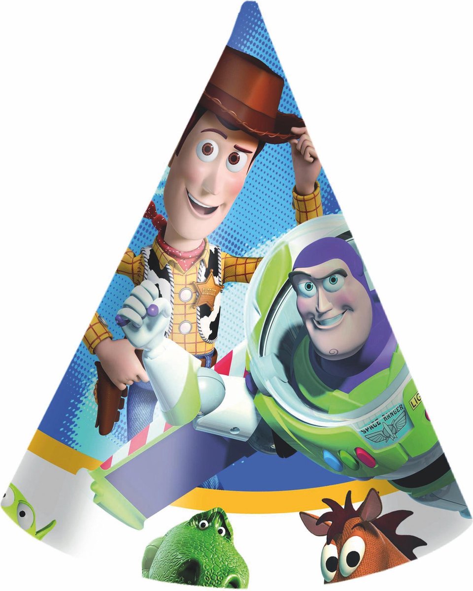 Afbeelding van product Partywinkel  Toy Story Feesthoedjes 16cm 6 stuks