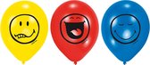 AMSCAN - 6 latex emoticon ballonnen - Decoratie > Ballonnen - Multi Colour