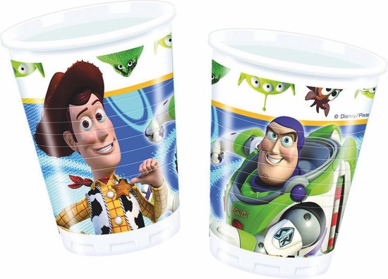 Uithoudingsvermogen Lucky Voorouder Toy Story Bekers Plastic 200ml 10 stuks | bol.com