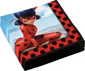 AMSCAN - 20 papieren Ladybug servetten - Decoratie > Papieren servetten
