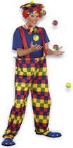 Volwassenenkostuum Clown Bonbon - Maat M/L - Carnavalskleding