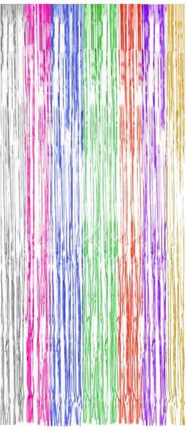 Feuille de rideau de porte colorée 2 mètres