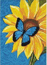 Wizardi Diamond Painting Kit Butterfly and Sunflower WD031
