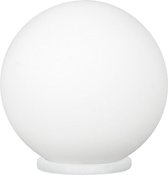 EGLO Rondo Tafellamp - 1 Lichts - Ø200mm. - Zilver - Wit