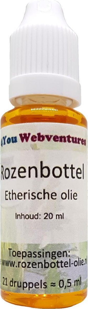 Goedkoopste Pure etherische rozenbottelolie - 40 ml (2x 20 ml) - etherische olie - essentiële olie