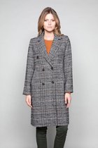 Dames trenchcoat ruit klassiek small