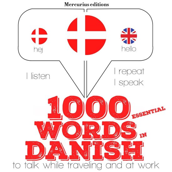 1000 essential words in Danish - cover