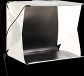 vidaXL Softbox avec lampe LED pliable 40x34x37 cm plastique blanc