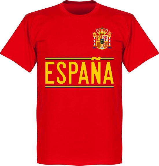 Spanje Team T-Shirt 2020-2021 - Rood - 4XL | bol.com