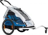 XLC fietskar mono 1 kind zilver/blauw