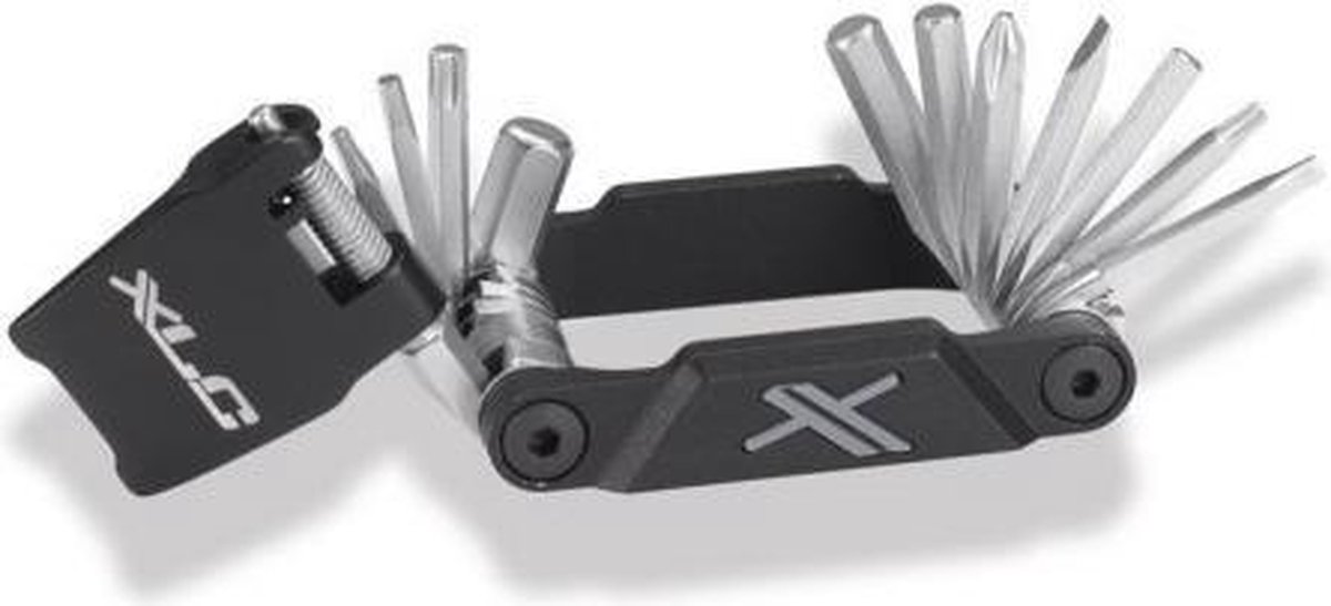 XLC TO-M12 Multitool - Q-Serie - 12 Delig - Zwart/Zilver