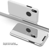 Clear View Stand Cover voor iPhone XR _ Zilver