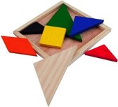 Houten Puzzel Tangram (7 Stuks)