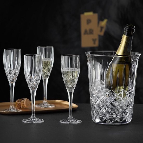 Nachtmann Noblesse Celebration Champagne glazen - 4 glazen - Met koeler |  bol.com