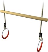 Jouet en bâton étirable avec jeu d'anneaux 14,5cm
