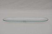 Glazen Schalen - Glasbootje Ovaal Helder Recyc. 37x9cm