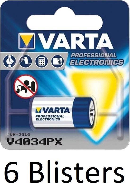 Vertrouwelijk Wolk radicaal 6 stuks (6 blisters a 1 st) Varta V4034PX batterij | bol.com