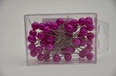 Parels En Parelspelden - Pushpins Fuchsia 10mm 50stk