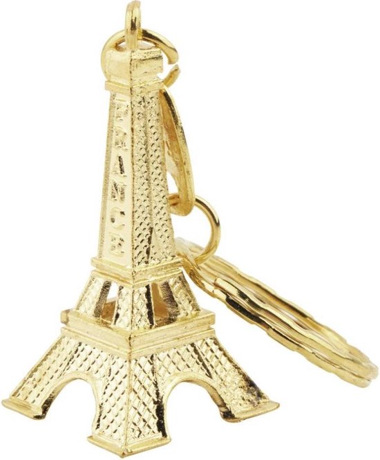 Eiffeltoren sleutelhanger goud | Silver keychain eiffeltower | bol.com