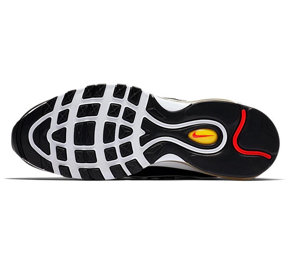 Nike Sneakers - Maat 46 - Mannen - wit/zwart/oranje/geel | bol.com
