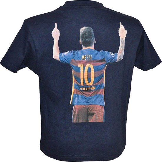 Mexico huiswerk tiener FC Barcelona T shirt - Messi - Kids - 4 jaar (104) - Blauw | bol.com