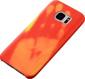 Verkleurend Telefoon Hoesje Temperature Fire Case Rood naar Geel | Samsung Galaxy S8