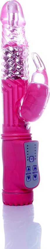 Bossoftoys - G spot en Clit Vibrator - G spot stimulator - grote krachtige Tarzan Rabbit - 35 funktie - best deal  - Roze - 26-00104