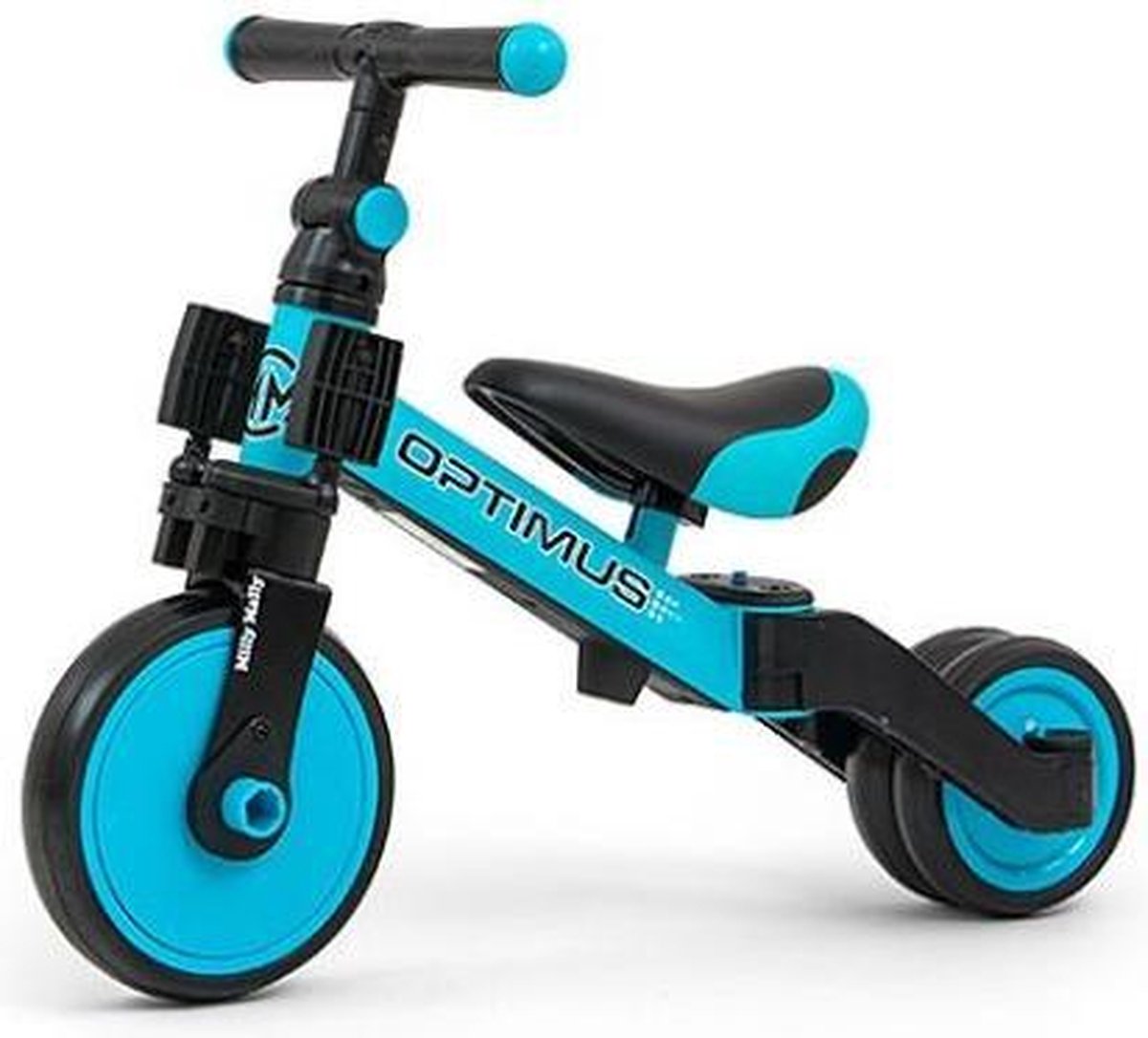 Mally Optimus 3-in-1 fiets zwart zwart Milly (12.01