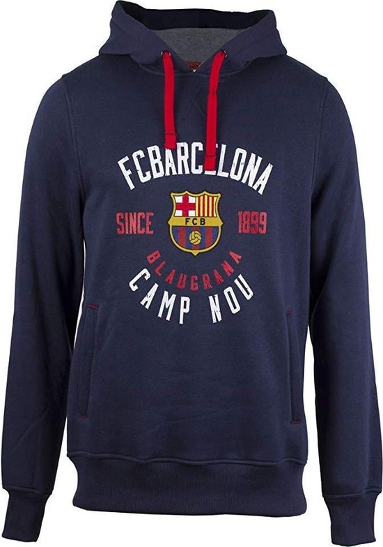 systeem Fascinerend Gelukkig is dat FC Barcelona Hoodie - Sweater - Camp Nou - Maat M - Blauw | bol.com