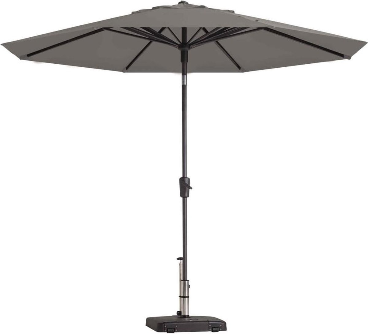 Madison Paros parasol - 300 cm. - Light grey