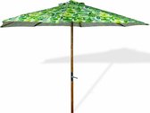 Lanterfant® Parasol Lucas - Houten parasol - 300 cm - Botanical