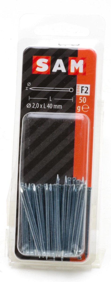 SAM Nagel ronde kop 2,0x40mm 50 stuks